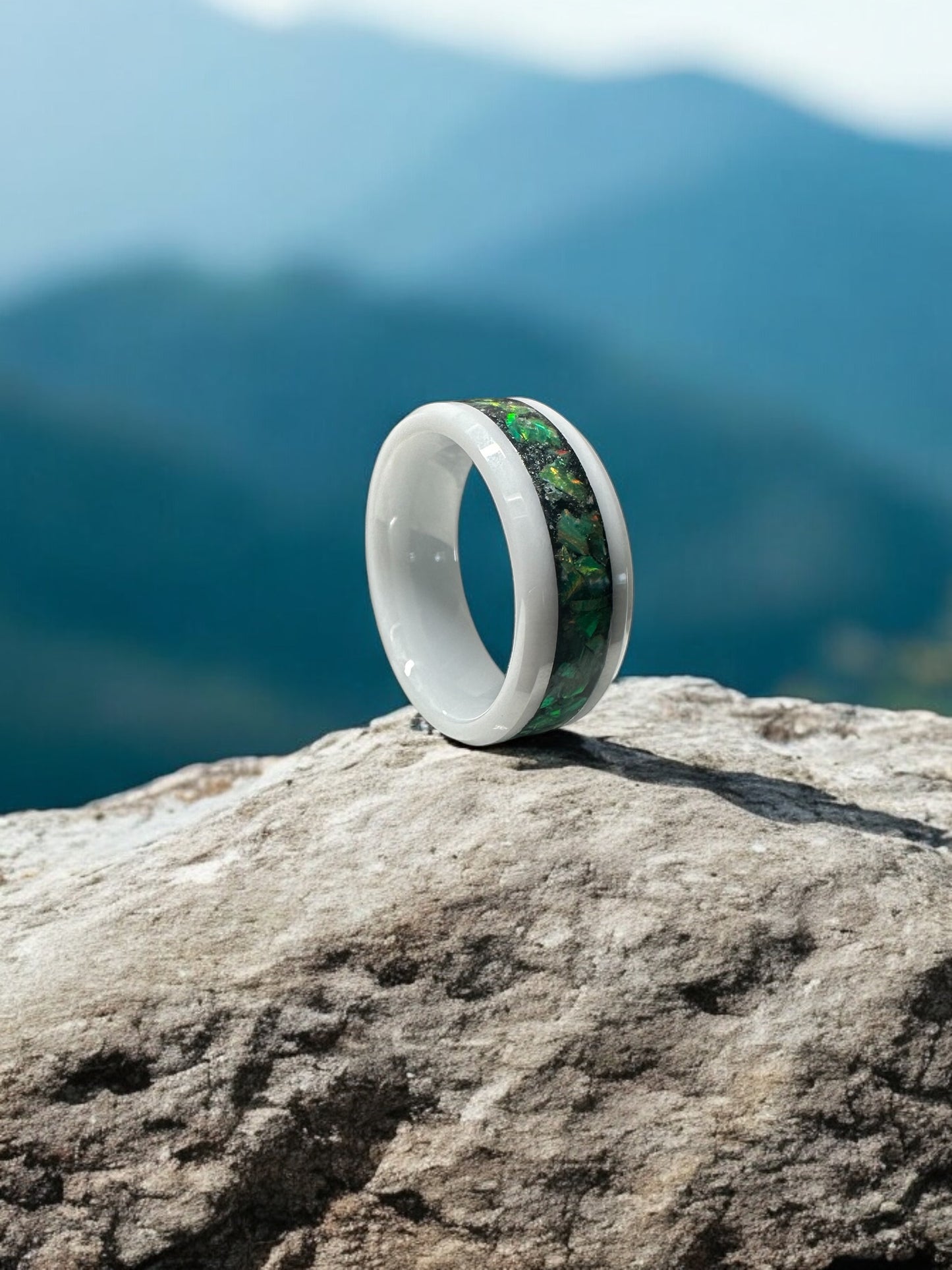 Frosted DragonGlass Ring