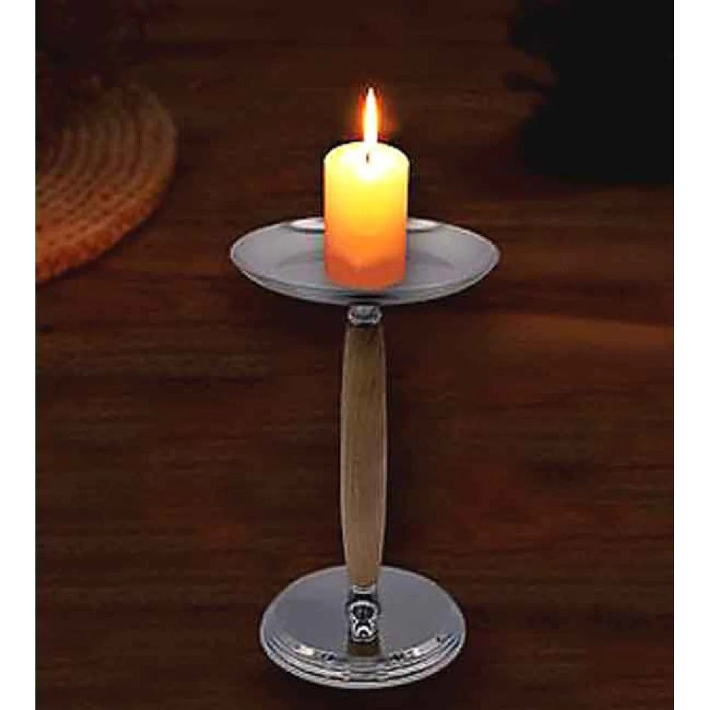 Hand-Turned Candle Holder